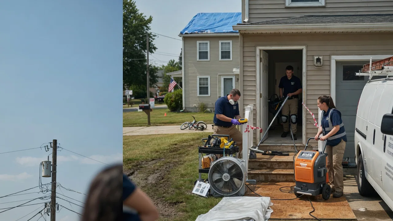 Water Damage Repair in Burnham, PA near me